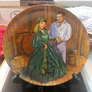 Gone With the Wind “Scarlett’s Green Dress” collectors plate